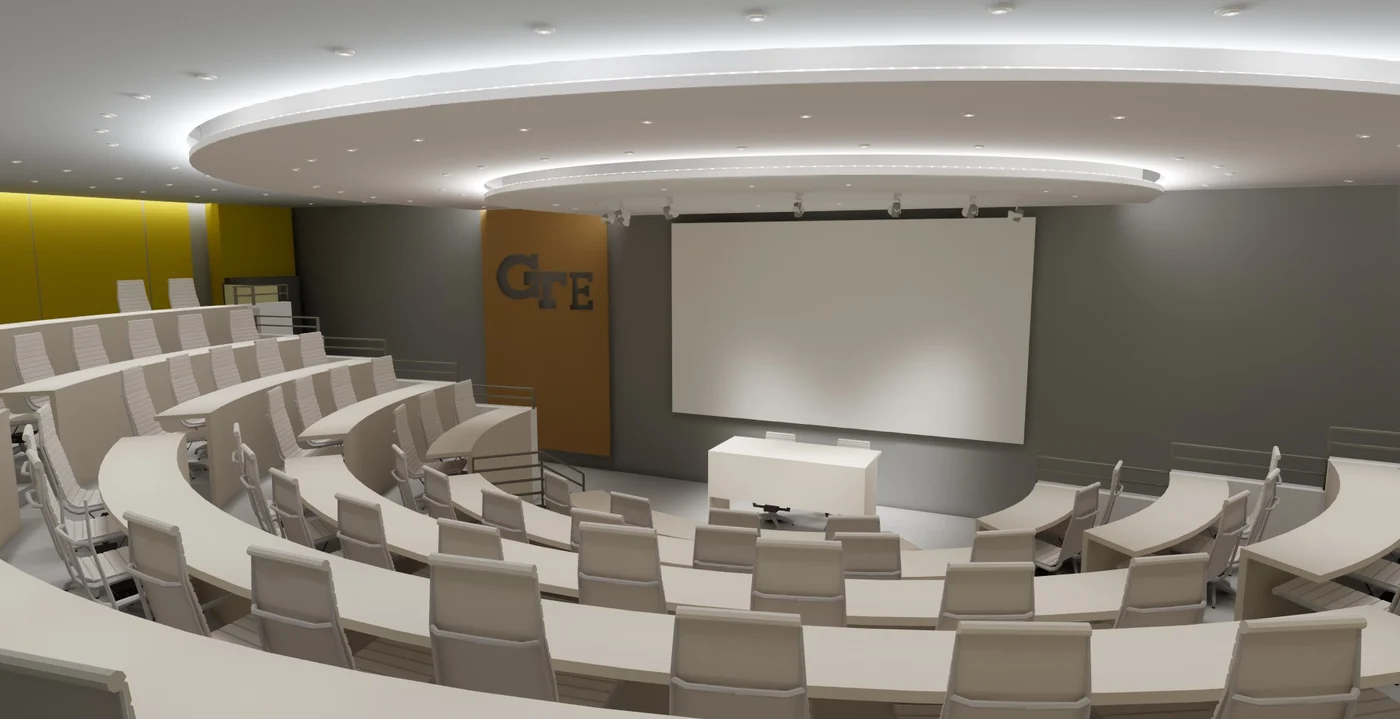 Amphithéâtre, rendu 3D
